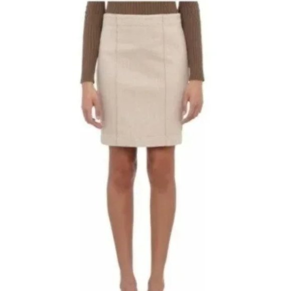 The Row Leone Stretch Denim Pencil Skirt - Picture 8 of 8